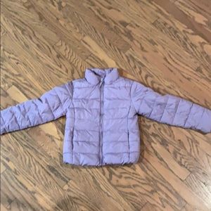 The Children’s Place Girls lavender puffer jacket